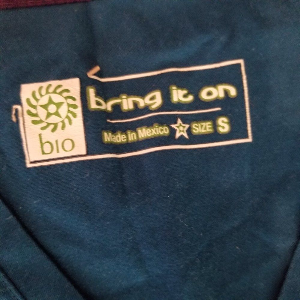 Bio Stretch Modern wrap Scrub Top/Small - Picture 5 of 5